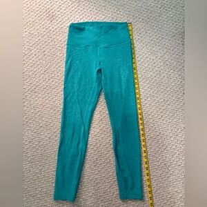 Lululemon Wundertrain Teal Leggings